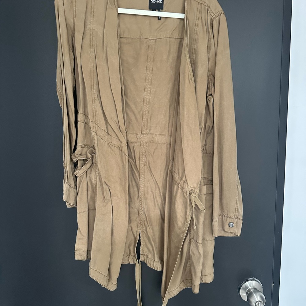 NIC+ZOE Tan Utility Jacket